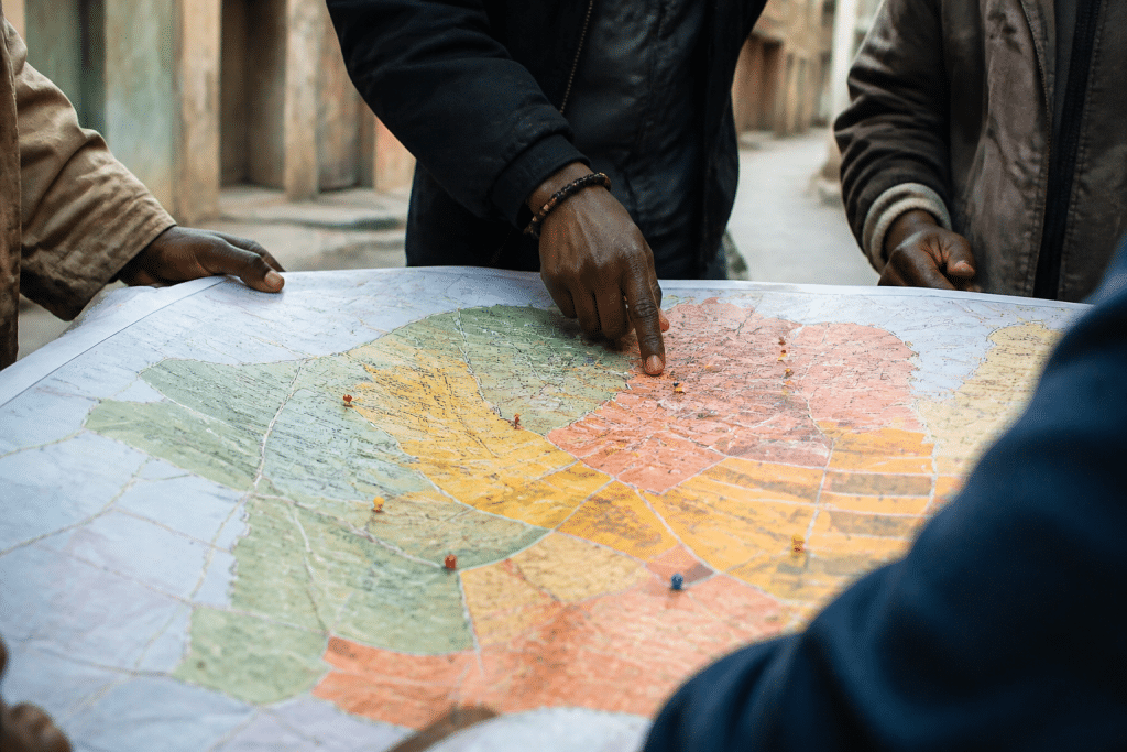 Carte neighborhoods avec indicateurs securite et criminalite visuels